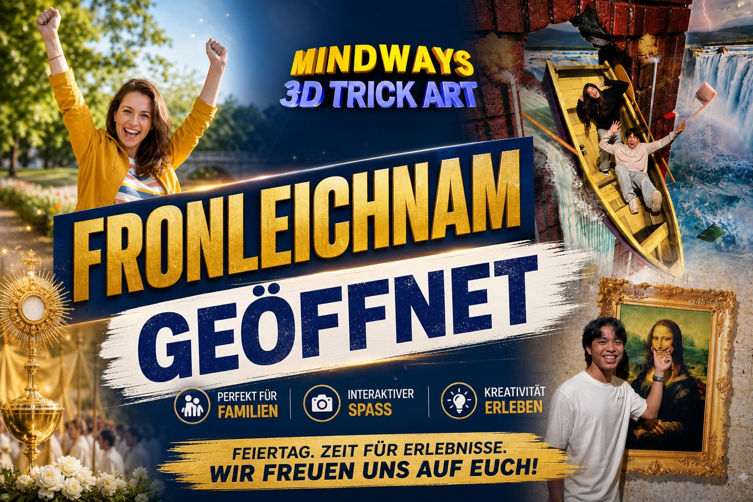 Fronleichnam geöffnet