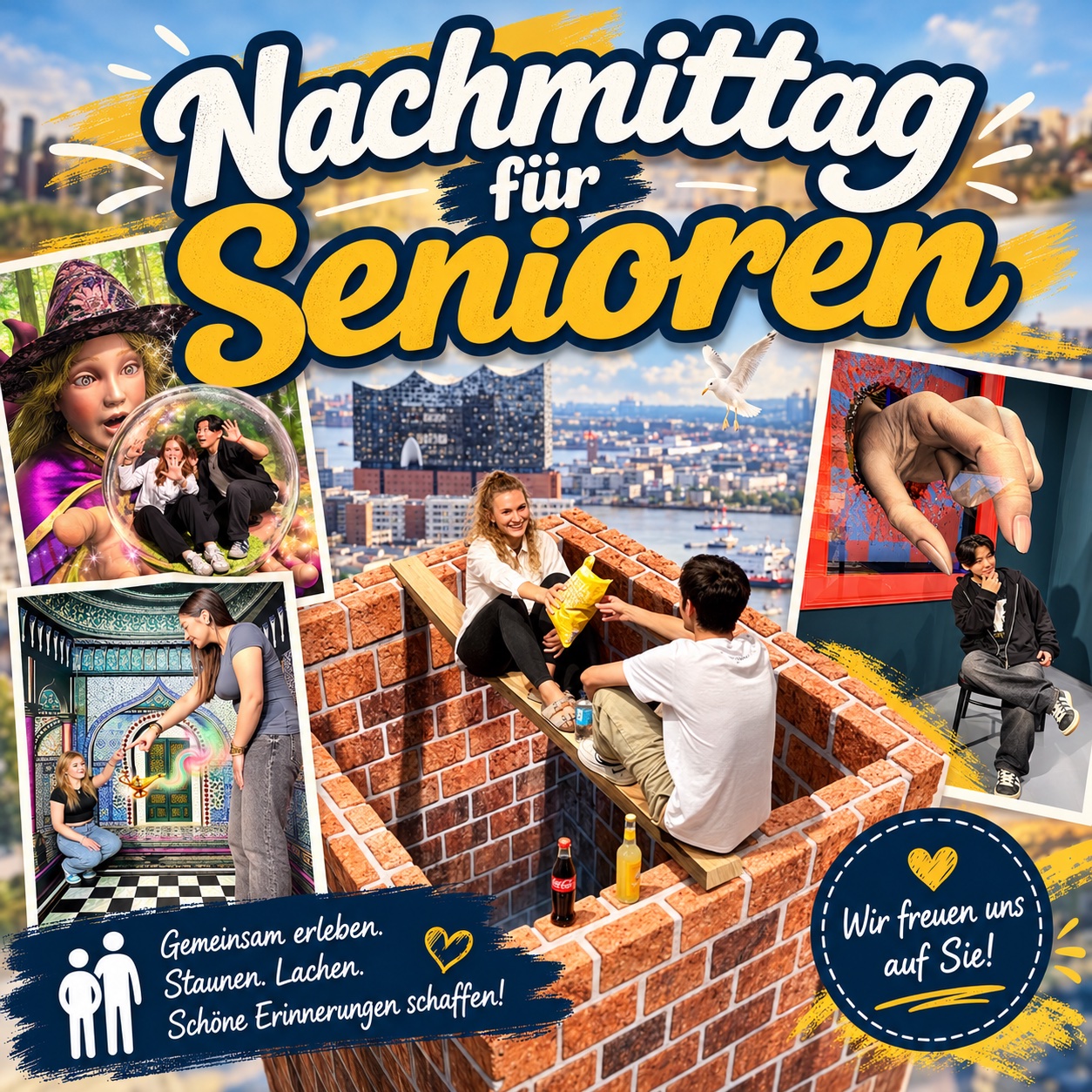 Lustiger Nachmittag im 3D TrickArt Museum