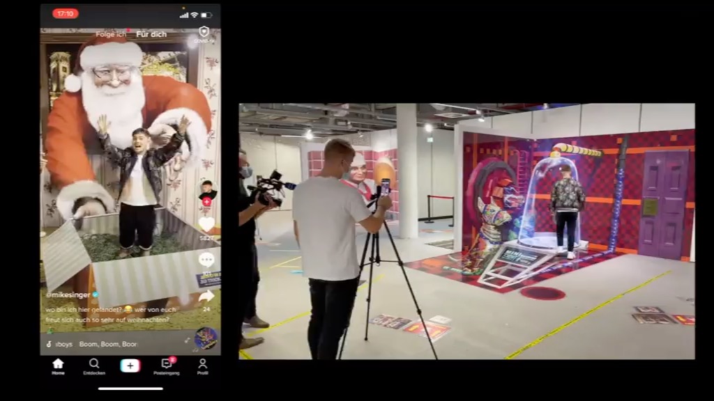Mike Singer im 3D TrickArt Museum