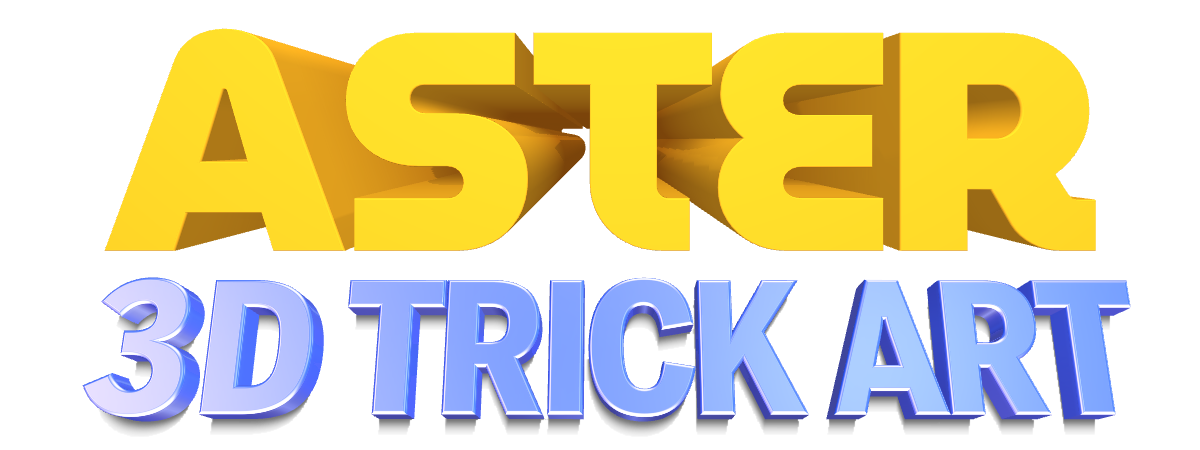 Logo ASTER 3D Trick Art Berlin